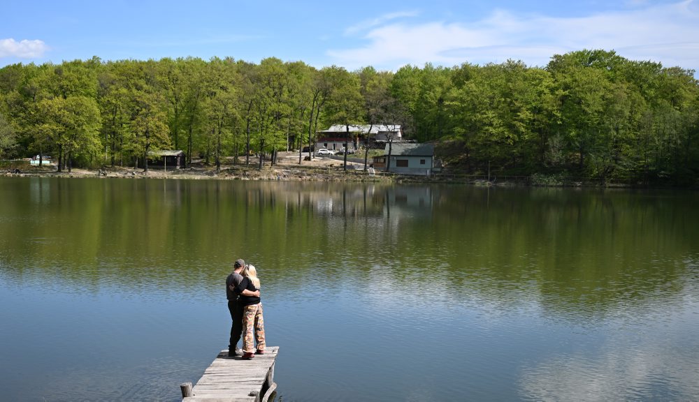 Jazero Izra v Slanských vrchoch 