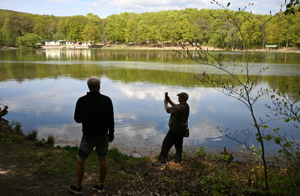 Jazero Izra v Slanských vrchoch 