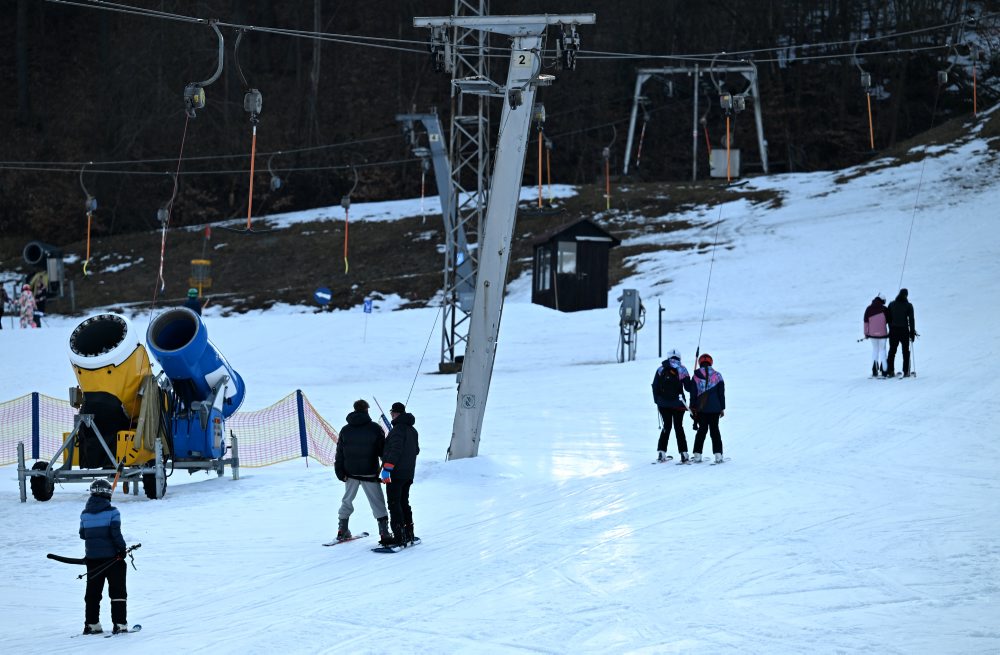 Jarná lyžovačka na Jahodnej pri Košiciach 
