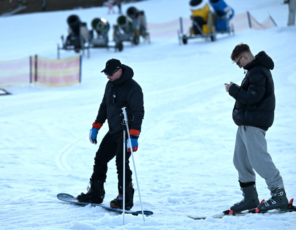Jarná lyžovačka na Jahodnej pri Košiciach 