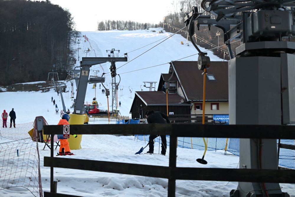 Jarná lyžovačka na Jahodnej pri Košiciach 