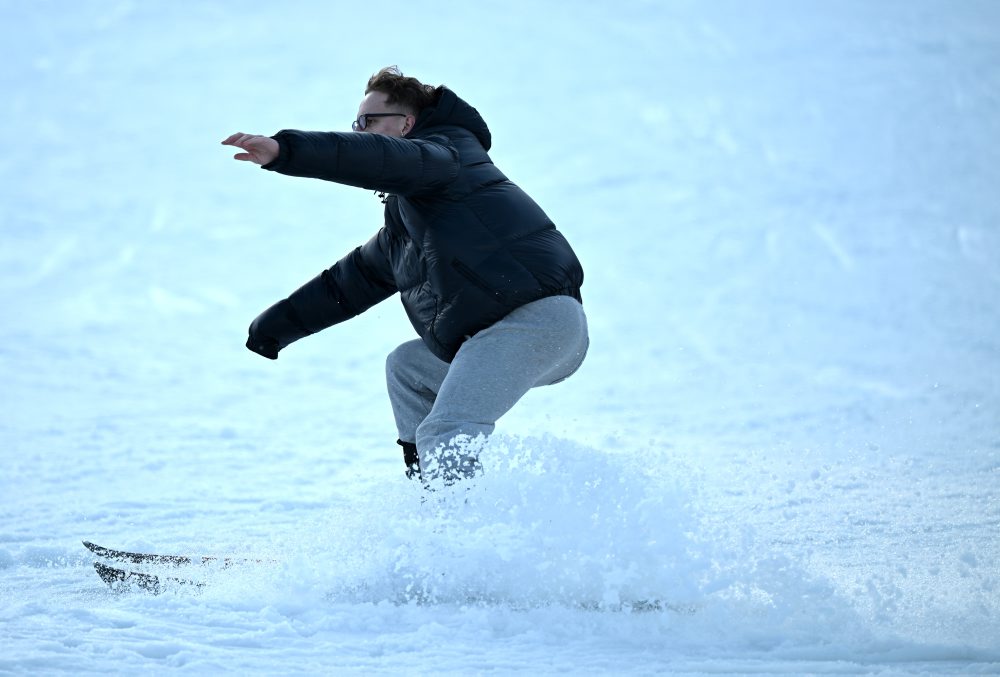 Jarná lyžovačka na Jahodnej pri Košiciach 
