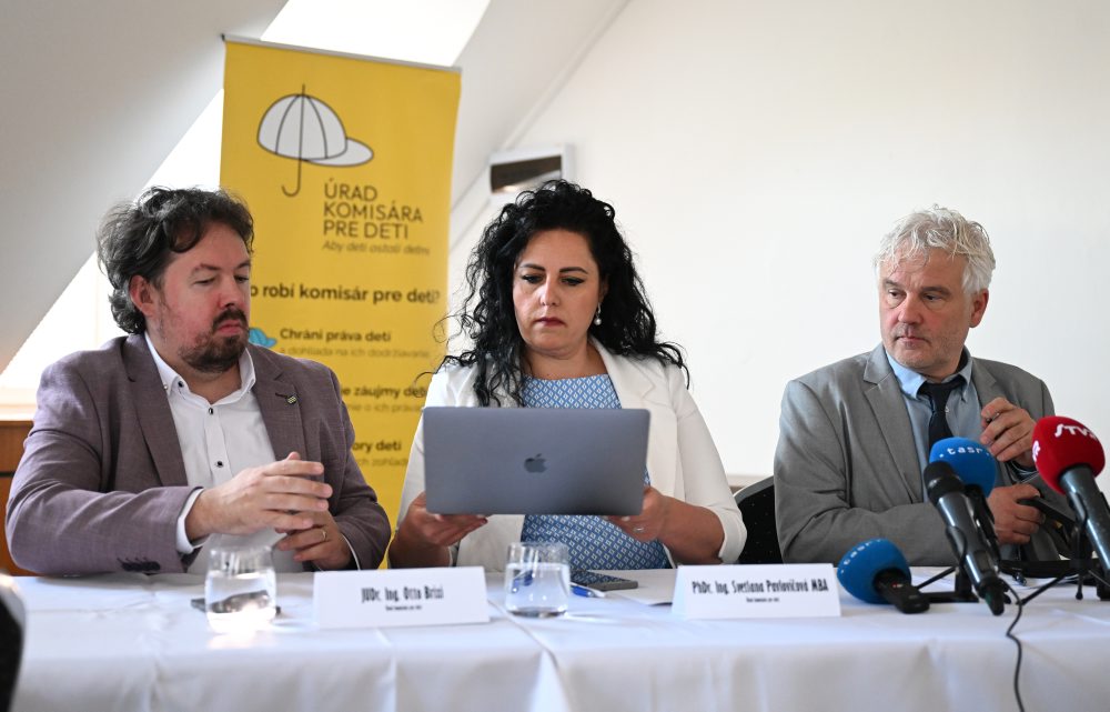 Tlačová konferencia Úradu komisára pre deti