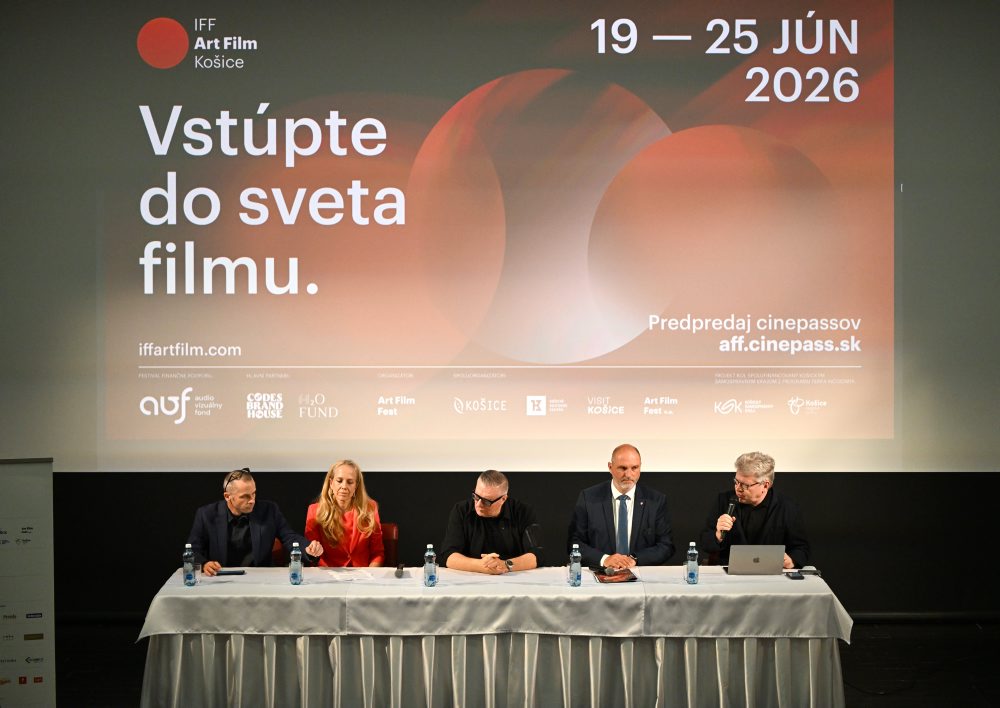 Tlačová konferencia organizátorov festivalu IFF Art Film