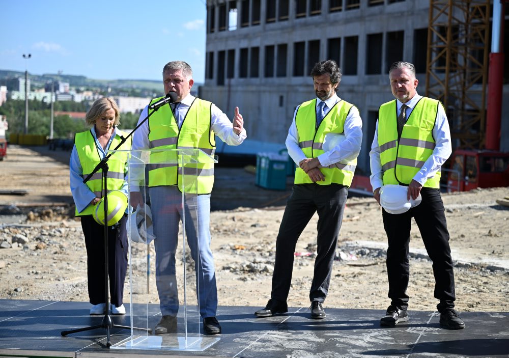 Tlačová konferencia k výstavbe novej nemocnice v Prešove
