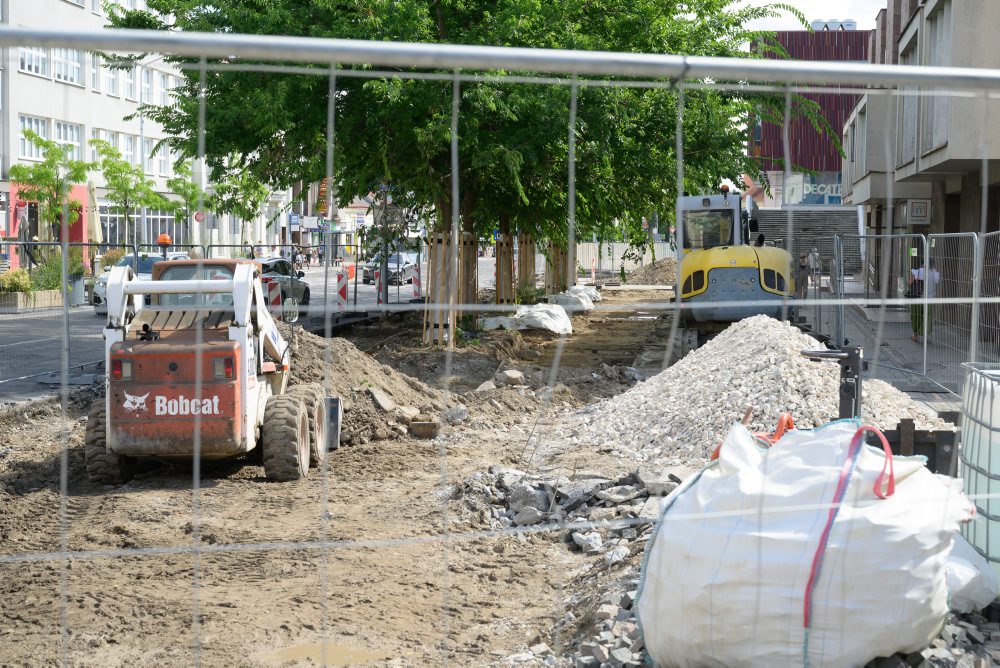 Rekonštrukcia pešej zóny v Nitre