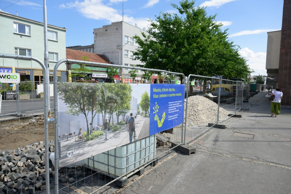 Rekonštrukcia pešej zóny v Nitre