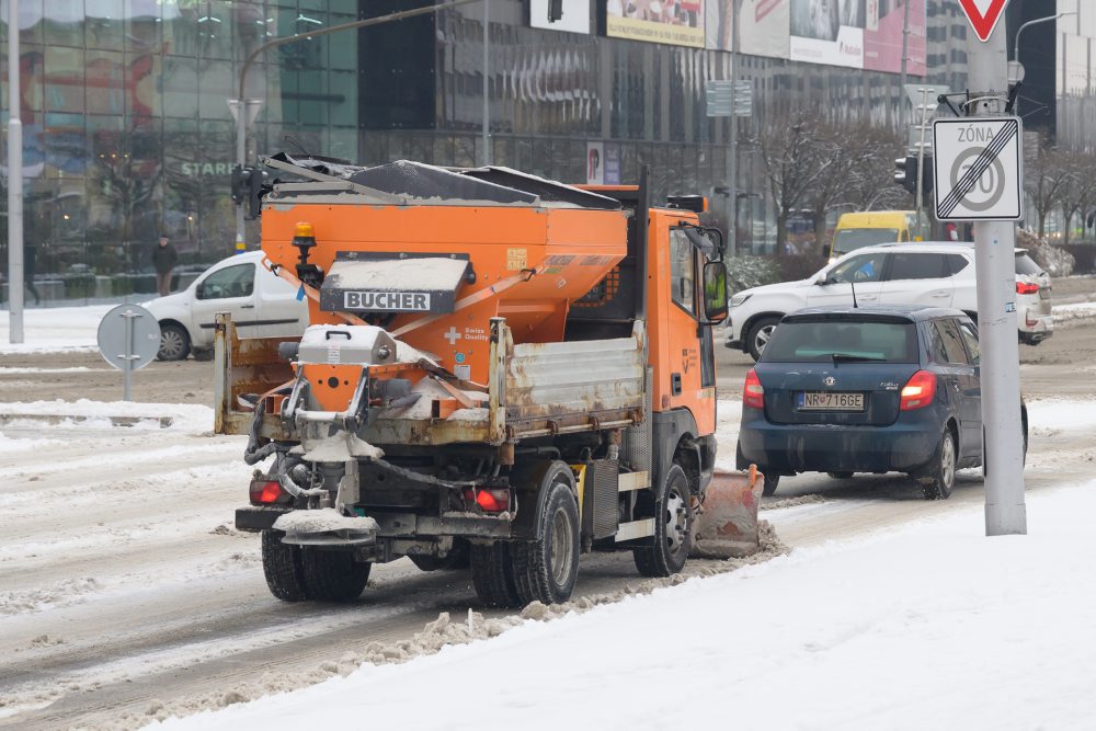 Zimné počasie v Nitre  
