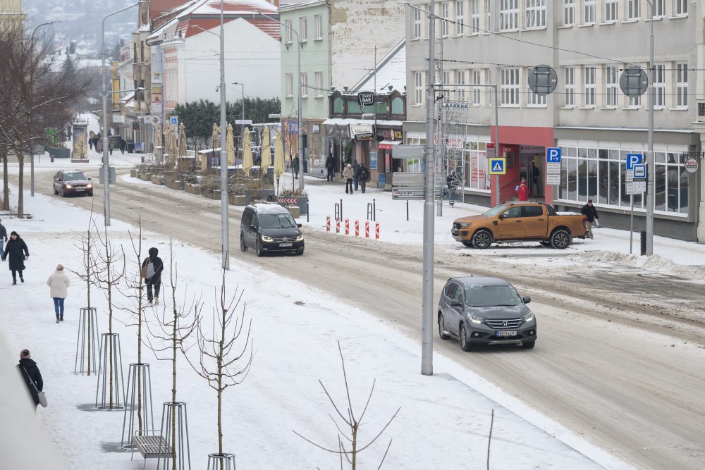 Zimné počasie v Nitre  