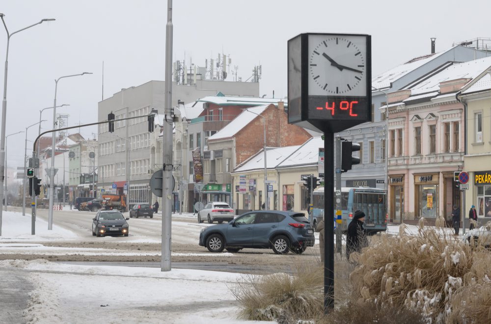 Zimné počasie v Nitre  