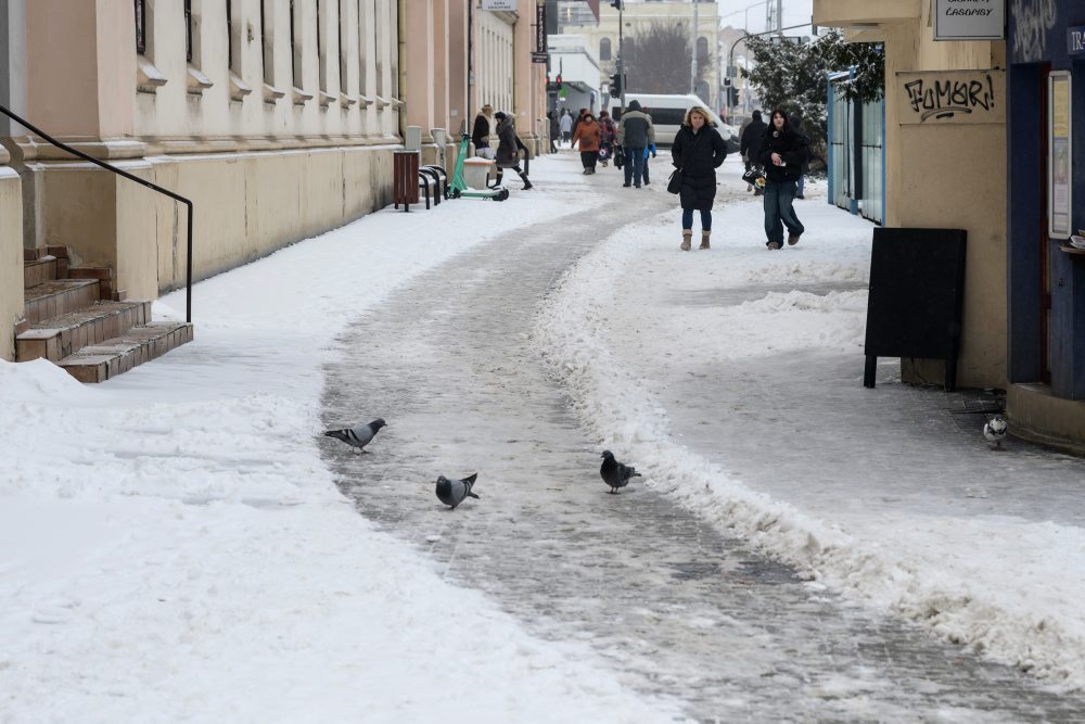 Zimné počasie v Nitre  