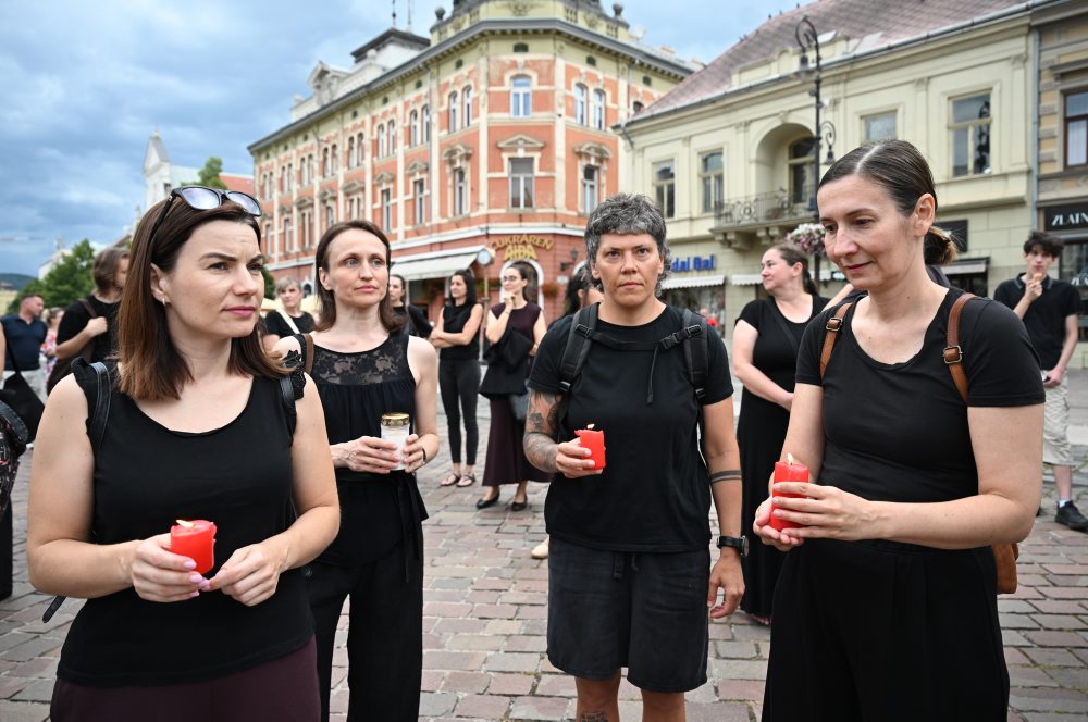 Komunita žien z Košíc zorganizovala pochod na podporu obetí domáceho násilia