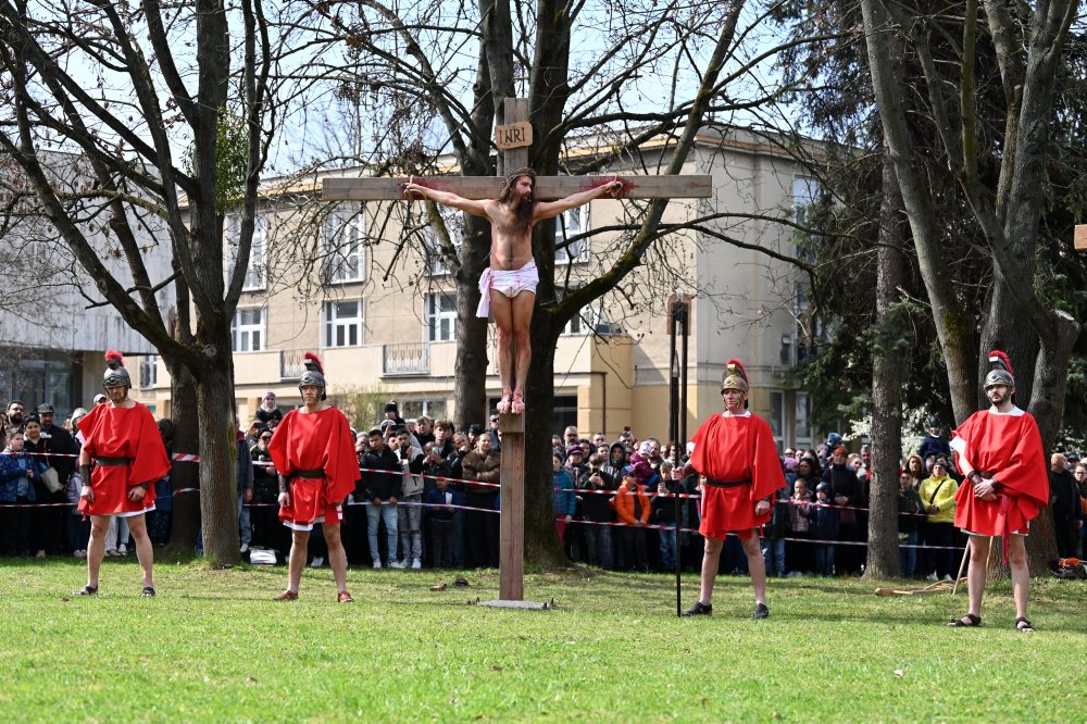 Živá krížová cesta na Veľký piatok v Prešove 
