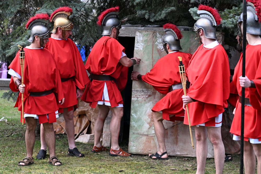 Živá krížová cesta na Veľký piatok v Prešove 