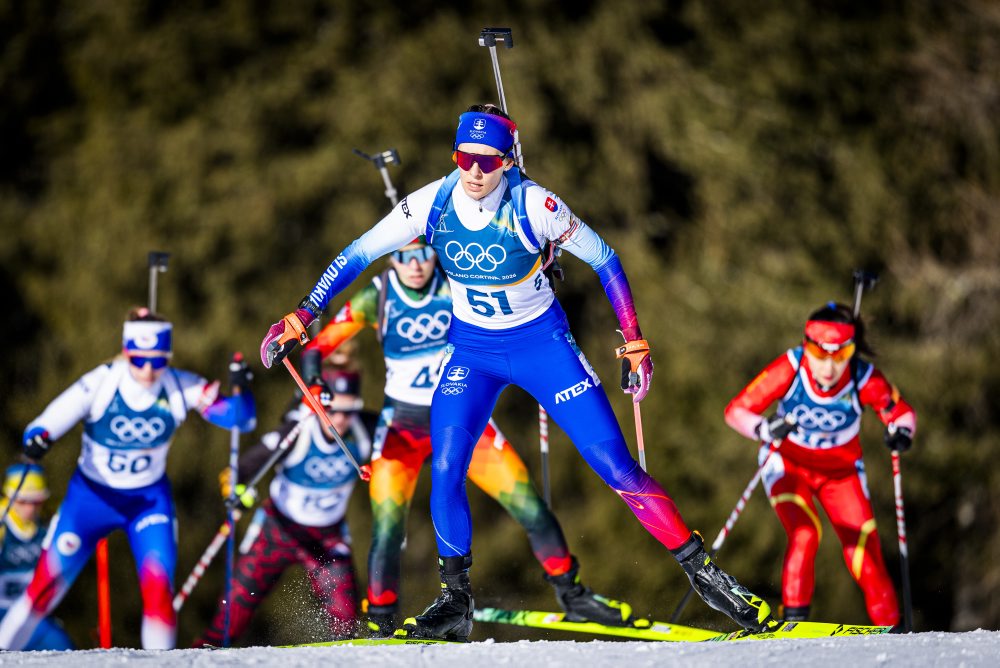 Biatlon ženy - stíhacie preteky na 7,5km