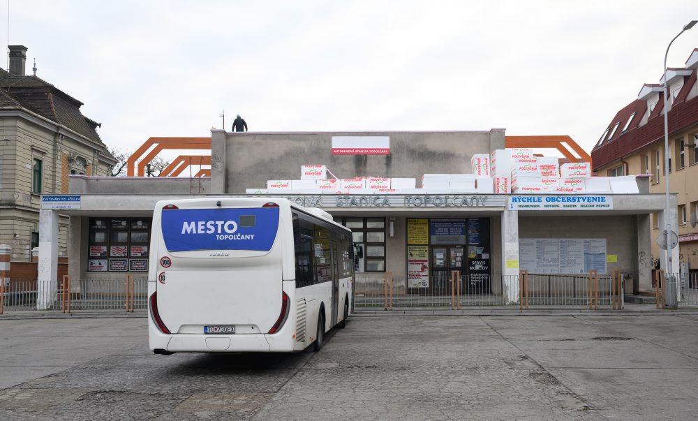 Rekonštrukcia autobusovej stanice v Topoľčanoch