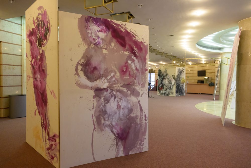 Výstava Mareka Ormandíka v Divadle Andreja Bagara v Nitre