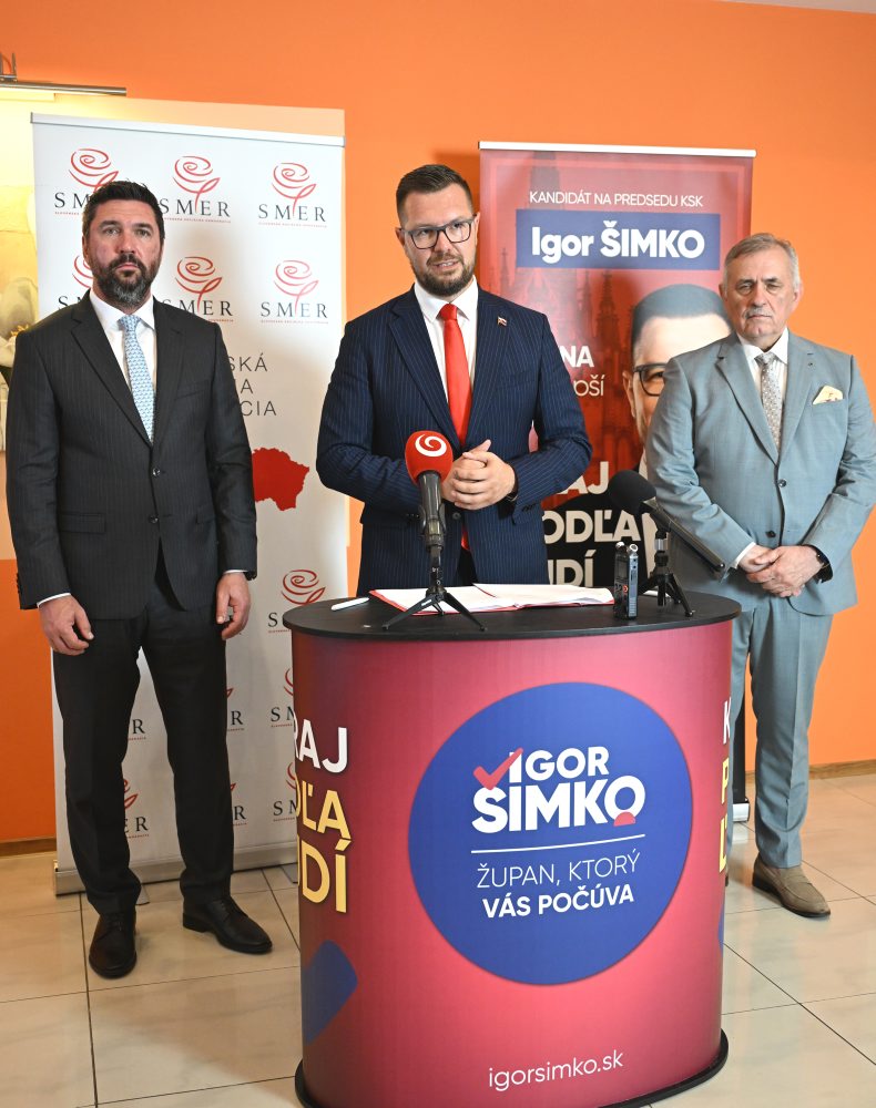 Voľby26: Tlačová konferencia strany Smer-SD k spoločnému postupu v komunálnych a regionálnych voľbách 2026 na okresnej a krajskej úrovni