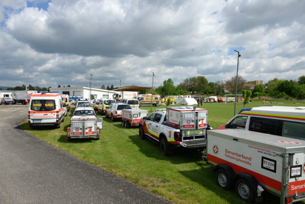 Samaritánske organizácie nacvičujú odstraňovanie následkov katastrofy v okrese Topoľčany