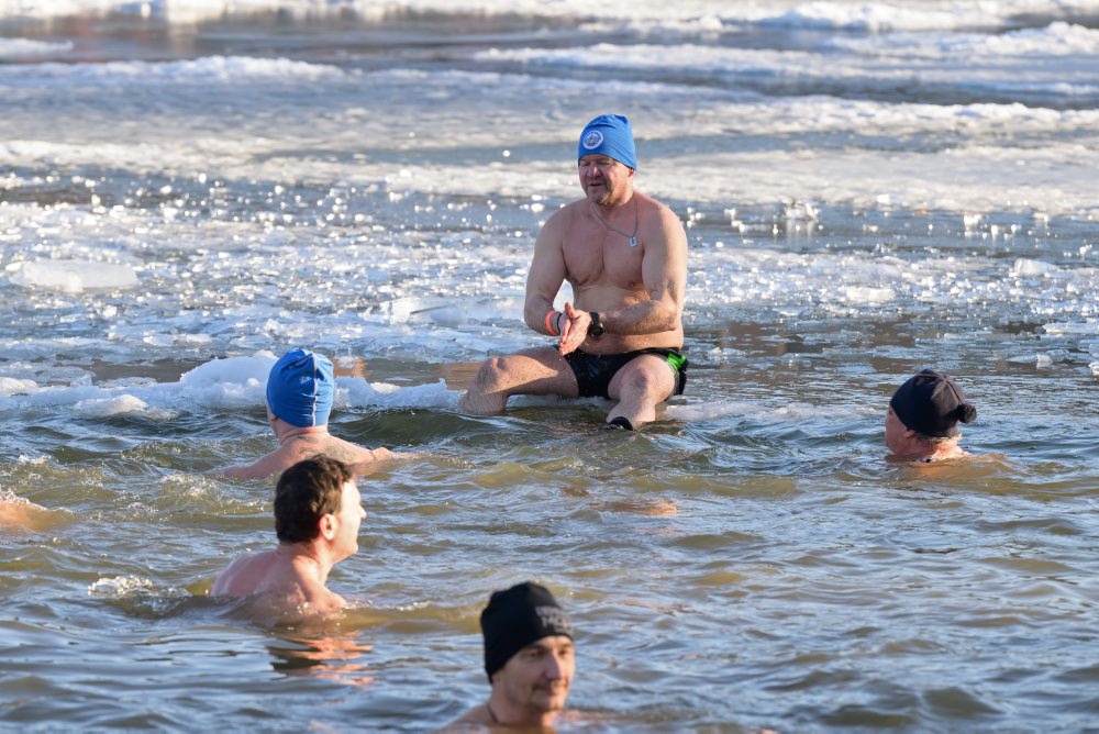 Kúpanie otužilcov v Nitre
