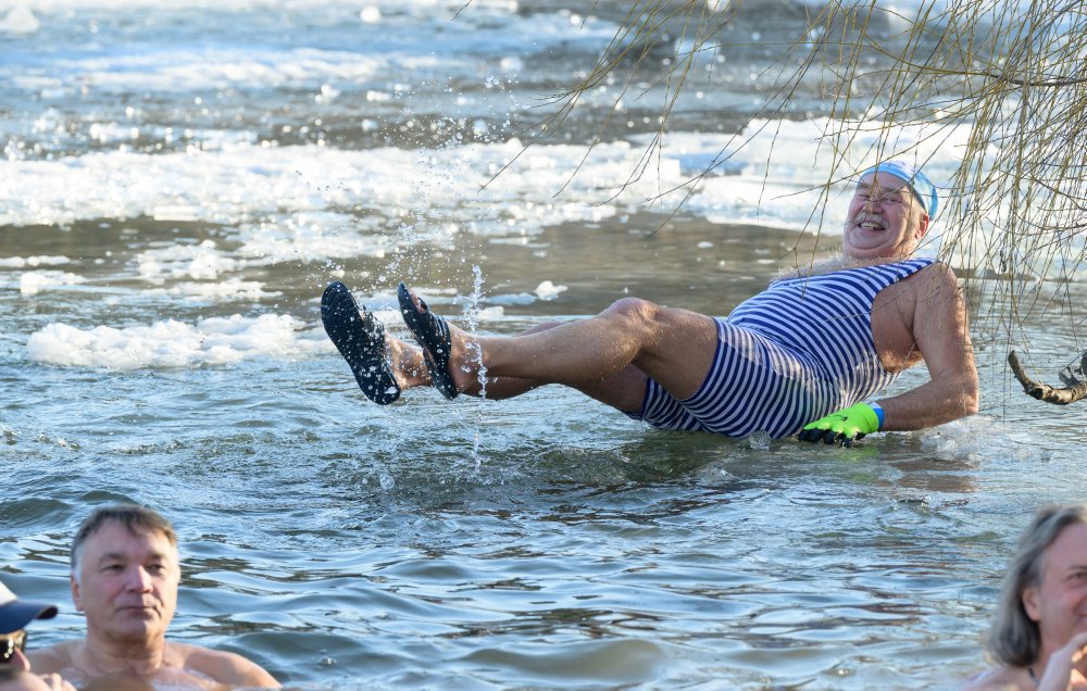 Kúpanie otužilcov v Nitre