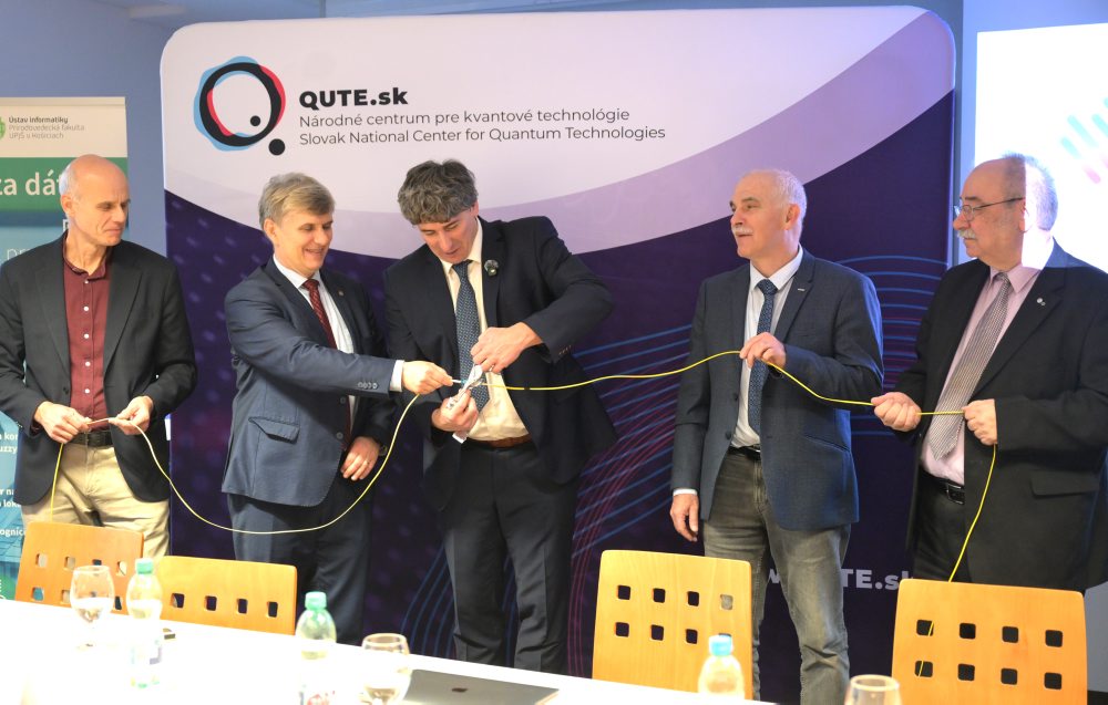 Otvorenie prvej kvantovo-zabezpečenej komunikačnej linky na Slovensku, ktorá spája Košice a Prešov