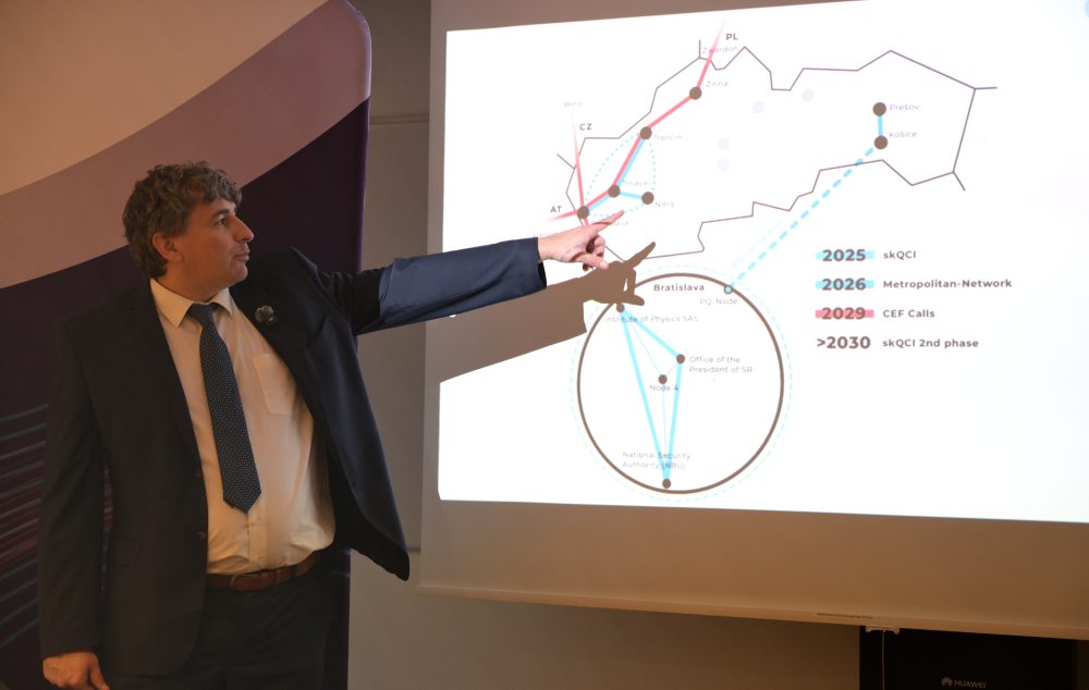 Otvorenie prvej kvantovo-zabezpečenej komunikačnej linky na Slovensku, ktorá spája Košice a Prešov