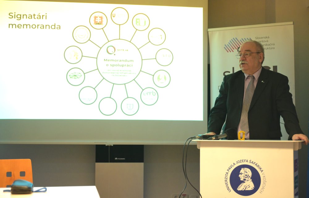 Otvorenie prvej kvantovo-zabezpečenej komunikačnej linky na Slovensku, ktorá spája Košice a Prešov