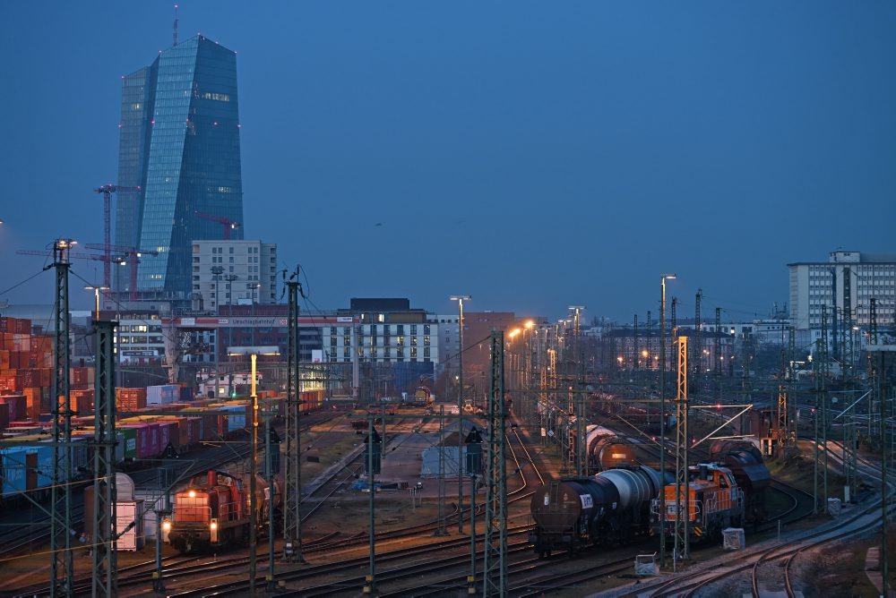 Európska centrálna banka vo Frankfurte nad Mohanom 