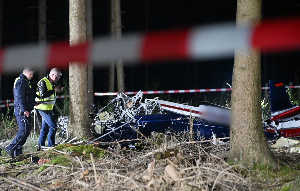 Havária malého lietadla v Nemecku