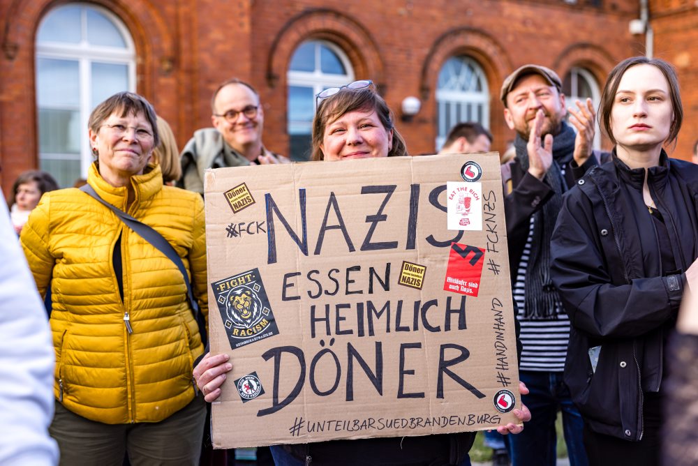 Stovky Nemcov protestovali proti pravicovému extrémizmu v meste Cottbus