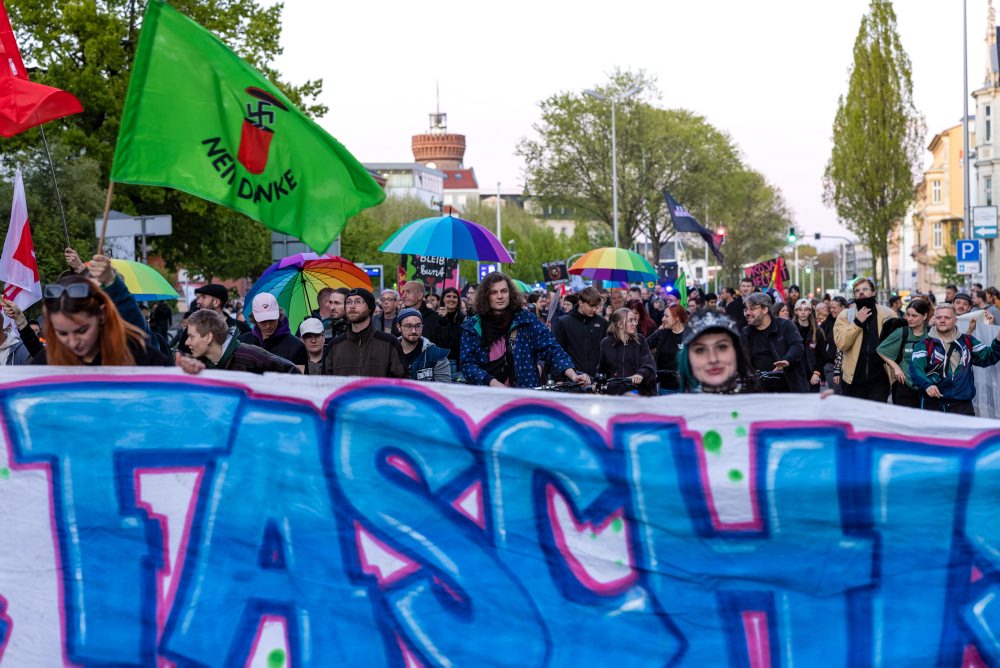 Stovky Nemcov protestovali proti pravicovému extrémizmu v meste Cottbus
