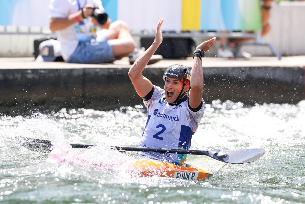 Slovenka Eliška Mintálová vo finále K1 v Augsburgu deviata, zvíťazila Nemka Funková