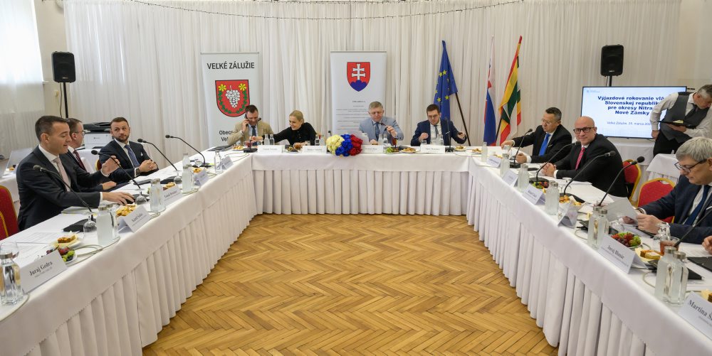 134. schôdza vlády SR: Výjazdové zasadnutie vlády SR vo Veľkom Záluží