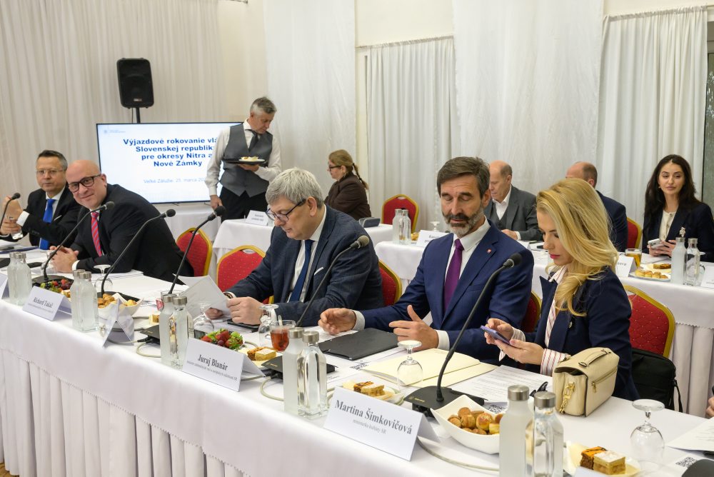 134. schôdza vlády SR: Výjazdové zasadnutie vlády SR vo Veľkom Záluží