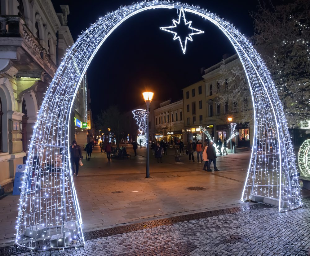 Vianočné mestečko v Nitre