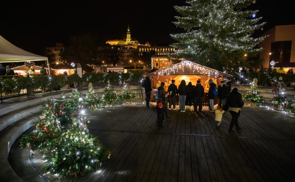 Vianočné mestečko v Nitre
