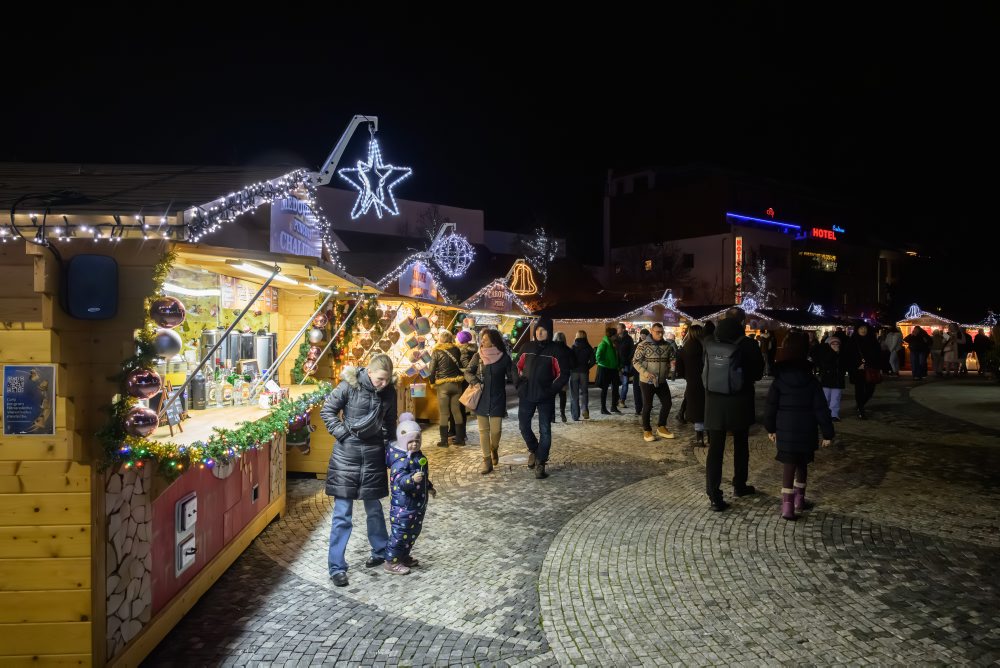 Vianočné mestečko v Nitre