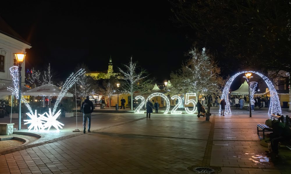 Vianočné mestečko v Nitre