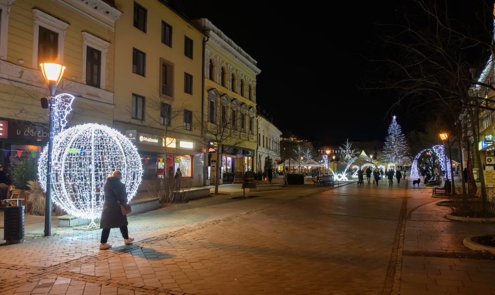 Vianočné mestečko v Nitre