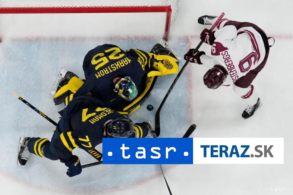 Švédi skompletizovali štvrťfinalistov, Lotyšsko zdolali 5:1 Kép