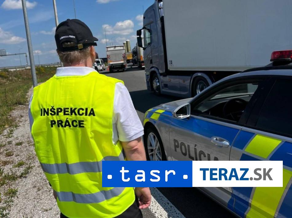 Akcia Truck and Bus: Polícia zadržala aj vodičské preukazy