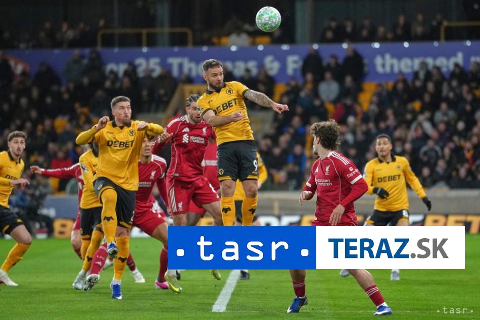 Liverpool prehral v 29. kole na pôde posledného Wolverhamptonu 1:2 Kép